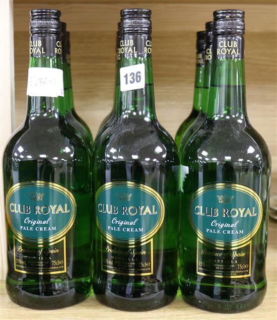 Ten bottles of sherry Sale 161017 Lot 136 Gorringe's