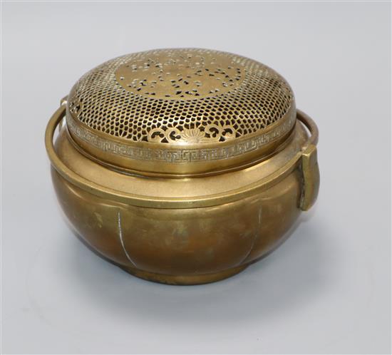 A 19th Century Chinese Bronze Hand Warmer Sale 100220 - Lot 81 