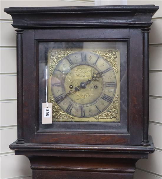 An 18th century 8 day longcase clock, movement by Inkpen Horsham in a