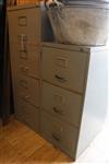 Two metal filing cabinets Both W.47cm                                                                                                  