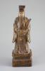 A Chinese boxwood figure of an immortal, 19th century, 29.5 cm high                                                                                                                                                         