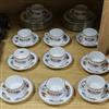 A Limoges porcelain tea set                                                                                                            