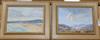 'Edward Holroyd Pearce (1901-1990), 'Domoch Sands' and companion piece, 'From Domoch Links, Scotland', 24.5 x 34.5cm                   