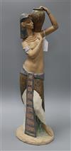 A Lladro figure of an Egyptian water carrier height 56cm                                                                               