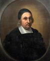 17th century English school Portrait of Reverend John Wainwright, Chancellor of the Diocese of Chester 29.5 x 25in.                    