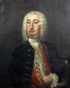 Mid 18th century English school Portrait of Sir Lynch Cotton (died c.1770) 30 x 25in.                                                  