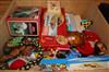 A quantity of 1960s and later tin plate clockwork toys, many boxed                                                                     