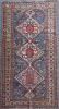 An antique Qashqai blue ground rug 184 x 95cm                                                                                                                                                                               