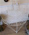 A Victorian wirework planter W.90cm                                                                                                    