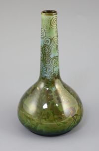 Richard Joyce for Pilkington Royal Lancastrian. A lustre bottle vase, 22.3cm high                                                      