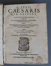 Caesar, Gaius Lulius - C.lulii Quae Exstant - qto, contemporary embossed vellum, with one double page                                  