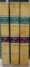 Smith, A - Wealth of Nations, 8th edition, 3 volumes, full morocco with later spines, London 1796                                      