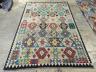 An Anatolian contemporary Kelim polychrome flatweave carpet, 300 x 204cm                                                                                                                                                    