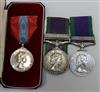 Two Northern Ireland medals and Imperial Service Medal                                                                                 