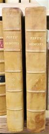 Pepys, S - Memoirs, 2 vols, London 1825                                                                                                