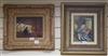 Franw, oil on panel, Egyptian tapestry weavers and two other pictures (3)                                                              