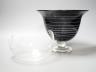 A Gunnar Cyren for Orrefors bowl and a footed bowl, tallest 21cm                                                                                                                                                            