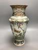 A Japanese porcelain vase, decorated with birds and flowers, Meiji period, height 37cm                                                                                                                                      