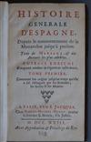 Mariana, de Juan - Histoire Generale D'Espagne, 9 vols, octavo, calf, library numerals in gilt, bookplate of                           