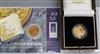 One cased 2000 gold half sovereign and a cased 2007 Britannia gold proof £10 coin.                                                     