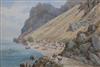 General Sir John Miller Adye (1819-1900), watercolour, 'Catalan Bay, Gibraltar'                                                        