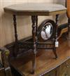 A late Victorian mahogany occasional table W.59cm                                                                                      