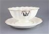 A Spode armorial punch bowl and stand, c.1825, D. 13.5in.                                                                              