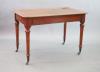 A Victorian mahogany writing table, W.114cm D.70cm H.77cm                                                                                                                                                                   