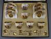 Harry Stinton for Royal Worcester - a cased coffee set for six settings, each cup 4.7cm high                                           