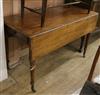 A Victorian mahogany Pembroke table W.129cm                                                                                            