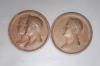 Two bronzed zinc alloy Napoleon portrait roundels, diameter 14cm                                                                                                                                                            