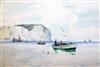 John Fraser R.B.A. (1858-1927) Pout fishing off Seaford Head 20.5 x 30.5in.                                                            
