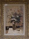 Roy Petley, oil on board, still life of flowers in a vase, signed, 57 x 36cm                                                           