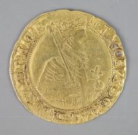 A James I gold Unite coin, fourth bust, 1612-13,                                                                                       