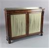 A Regency rosewood dwarf bookcase, W.4ft D.11in. H.3ft 2in.                                                                            