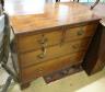A small George III mahogany chest of drawers, width 87cm, depth 46cm, height 84cm                                                                                                                                           