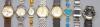 Two Marcel Drucker Collection ladies' designer wristwatches and six other wristwatches, various                                                                                                                             