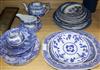 A quantity of Spode Italian pattern blue and white china and Old Willow blue and white china                                           