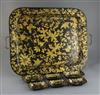 A Henry Clay papier mache tray, 5.5in. and 4.75in.                                                                                     