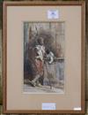 A. Shelly, watercolour, Soldier, signed                                                                                                