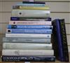 A quantity of reference books relating to pottery, porcelain, etc., including Meissen, Faience, etc.                                   