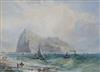 General Sir John Miller Adye (1819-1900), watercolour, Gibraltar                                                                       