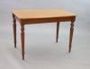 A Victorian mahogany writing table, W.110cm D.68cm H.78cm                                                                                                                                                                   