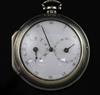 A George III silver pair cased keywind verge pocket watch by John Paxton, St Neots,                                                    