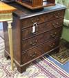 A 19th century Georgian style mahogany chest, W 75cm                                                                                   