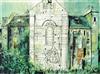 § John Piper (1903-1992) St Amand-de-Coly, Dordogne (Levinson 197) 24.5 x 31in.                                                        