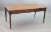 A late Victorian mahogany library table, W.168cm. D90cm H.75cm                                                                                                                                                              