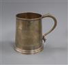 A George VI silver mug, Goldsmiths & Silversmiths Co Ltd, London, 1838, 16.5 oz.                                                       