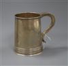 A George VI silver mug, Mappin & Webb, London, 1938, 12 oz.                                                                            