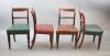 A set of ten early Victorian mahogany dining chairs                                                                                                                                                                         